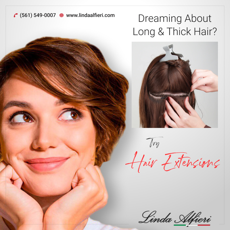 Hair Extensions: The Ultimate Solution for Short and Thin Hair - Linda  Alfieri Hair Replacement Center & Full Service Salon