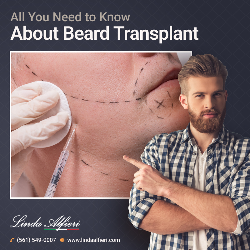 Eyebrow & Beard Transplant in Boca Raton