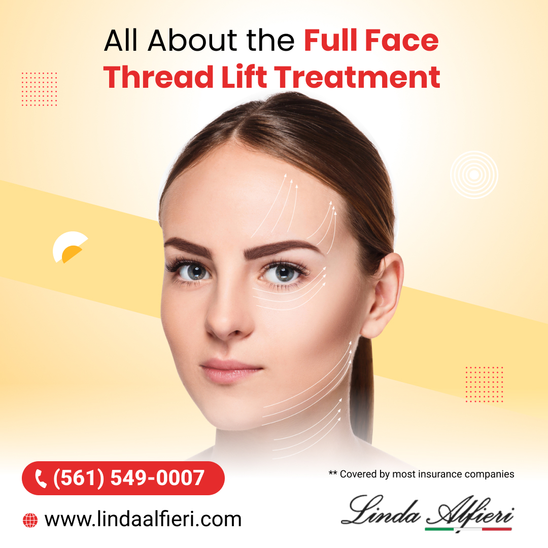 full face thread lift in Boca Raton